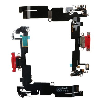 IPHONE 14 PLUS (LIGHTNING) ΚΑΛΩΔΙΟ FLEX ΚΟΝΕΚΤΟΡΑ ΦΟΡΤΙΣΗΣ + AUDIO PORT + ΜΙΚΡΟΦΩΝΟ TITANIUM RED 3P OR