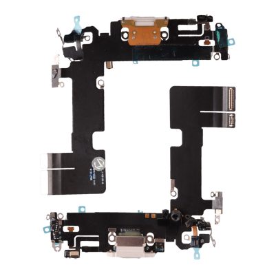 IPHONE 13 ΚΑΛΩΔΙΟ (LIGHTNING) ΚΑΛΩΔΙΟ FLEX ΚΟΝΕΚΤΟΡΑ ΦΟΡΤΙΣΗΣ + AUDIO PORT + ΜΙΚΡΟΦΩΝΟ WHITE 3P OR