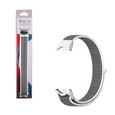 VOLTE-TEL VT151 ΛΟΥΡΑΚΙ ΡΟΛΟΓΙΟΥ XIAOMI SMART BAND 8/ 9/ 10 NYLON SPORTS GREY