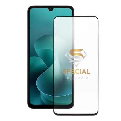 IDOL 1991 TEMPERED GLASS MOTOROLA MOTO G06/G06 POWER 6.88" 9H 0.30mm 20D FULL GLUE SEMI CURVED BLACK
