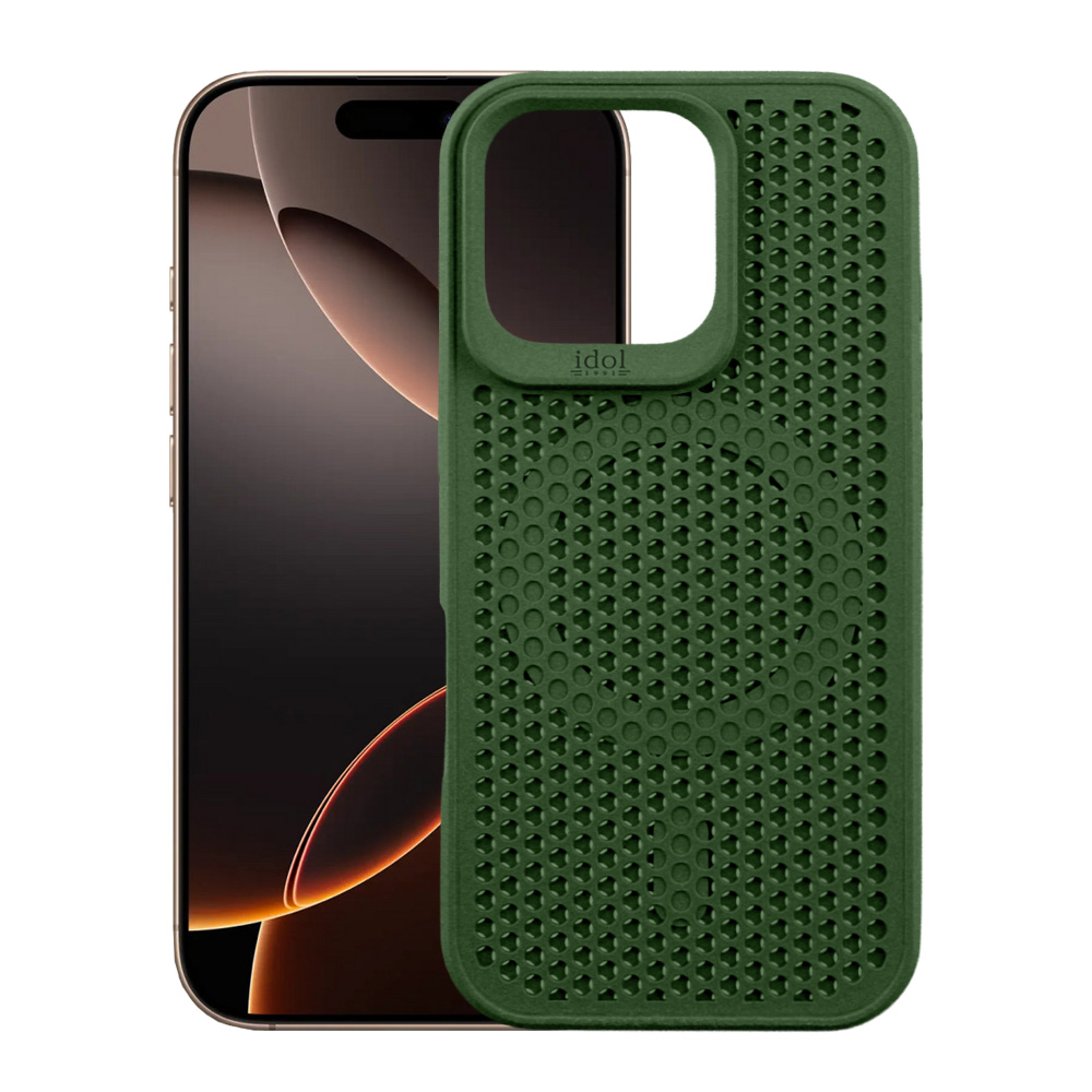IDOL 1991 ΘΗΚΗ IPHONE 16 PRO 6.3" MAG AIR TPU CAMERA GUARD DARK GREEN