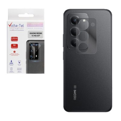 VOLTE-TEL TEMPERED GLASS XIAOMI REDMI 15 4G 6.9" 9H 0.30mm FOR CAMERA