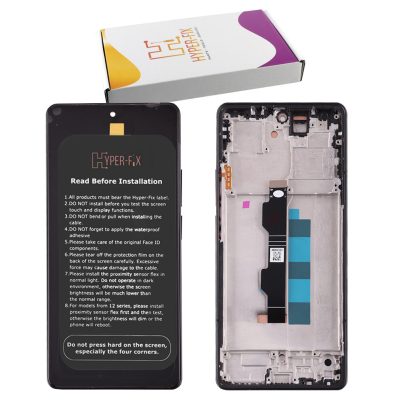 XIAOMI REDMI NOTE 13 PRO 4G/POCO M6 PRO 4G ΟΘΟΝΗ + TOUCH SCREEN + LENS + FRAME HF-56000300N600 BLACK HYPER-FIX SERVICE PACK