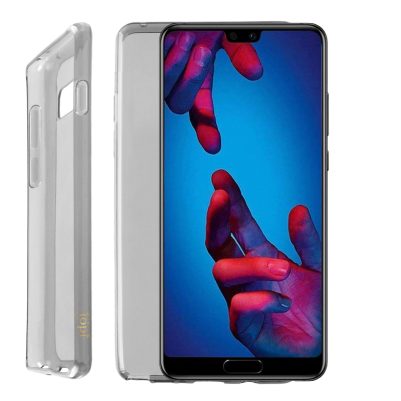 IDOL COMBO HUAWEI P20 5.8" TEMPERED 0.30 + ΘΗΚΗ AIR SLIM TPU ΔΙΑΦΑΝΗ ΓΚΡΙ