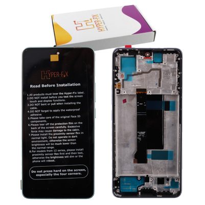 XIAOMI REDMI NOTE 13 PRO 5G/POCO X6 5G ΟΘΟΝΗ + TOUCH SCREEN + LENS + FRAME HF-5600030N1600 PURPLE HYPER-FIX SERVICE PACK