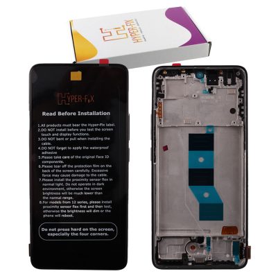 XIAOMI REDMI NOTE 14 5G ΟΘΟΝΗ + TOUCH SCREEN + LENS + FRAME HF-56002000O1700 BLACK OLED HYPER-FIX SERVICE PACK