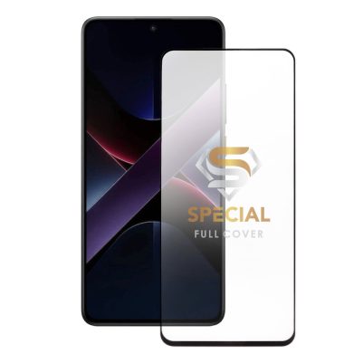IDOL 1991 TEMPERED GLASS XIAOMI POCO X7 PRO 5G 6.67" 9H 0.25mm SPECIAL FULL COVER FULL GLUE SEMI CURVED BLACK