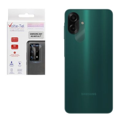 VOLTE-TEL TEMPERED GLASS SAMSUNG A07 4G A075 6.7" 9H 0.30mm FOR CAMERA