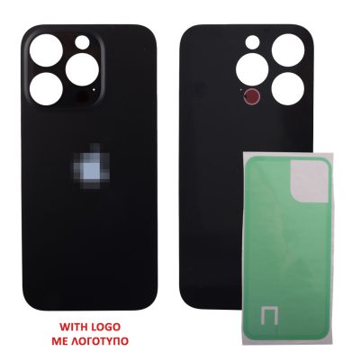 FOR IPHONE 15 PRO BATTERY COVER TITANIUM BLACK 3P OR