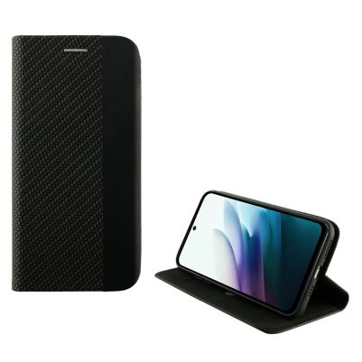 IDOL 1991 ΘΗΚΗ XIAOMI REDMI 15 4G 6.9" ELITE ANTI-RFID BOOK STAND BLACK