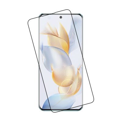 IDOL 1991 TEMPERED GLASS HONOR 90 5G 6.7" 9H 0.30mm 3D EDGE SEMI CURVED FINGER UNLOCK BLACK FULL COVER
