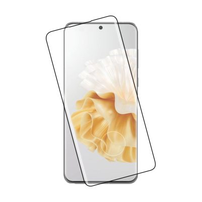 IDOL 1991 TEMPERED GLASS HUAWEI P60 PRO 6.67" 9H 0.30mm 3D EDGE SEMI CURVED FINGER UNLOCK BLACK FULL COVER
