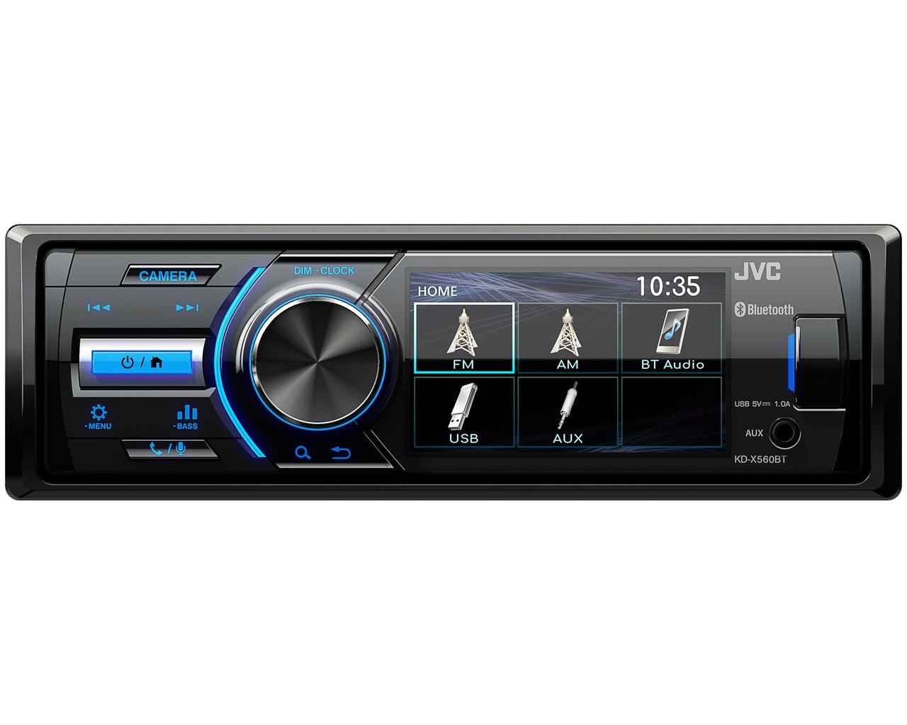 JVC Radio USB KD-X560BT 1-din Bluetooth, Oθόνη 3" - Image 2