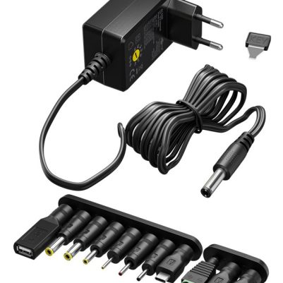 GOOBAY επιτοίχιος φορτιστής 64568, 3V-12V, 12W/1A, 12 tips