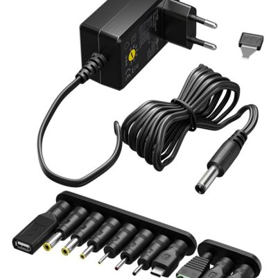GOOBAY επιτοίχιος φορτιστής 64571, 3V-12V, 7.2W/0.6A, 12 tips