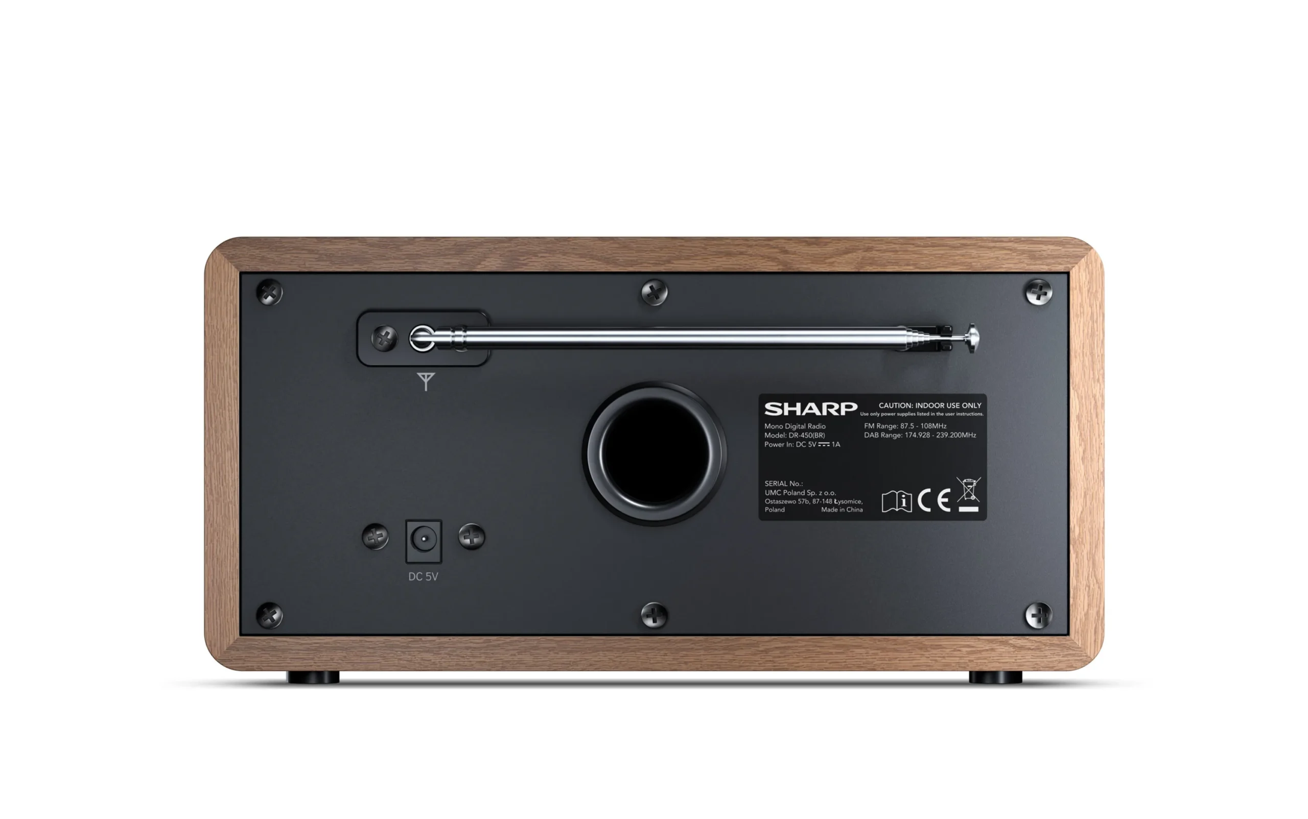 SHARP DIGITAL RADIO BROWN DR450BR - Image 2