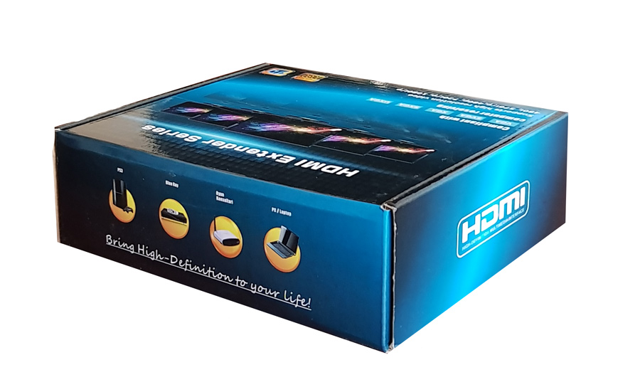 POWERTECH HDMI video extender CAB-H074 μέσω καλωδίου RJ45, 1080p, 60m - Image 2