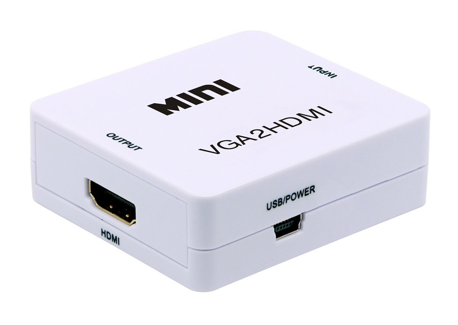 POWERTECH Video Converter VGA & 3.5mm Audio σε HDMI CAB-H107, Full HD - Image 3