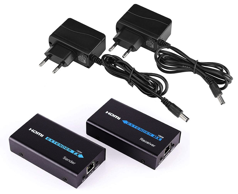 POWERTECH HDMI video extender CAB-H115 μέσω καλωδίου RJ45, 1080p, 60m - Image 2