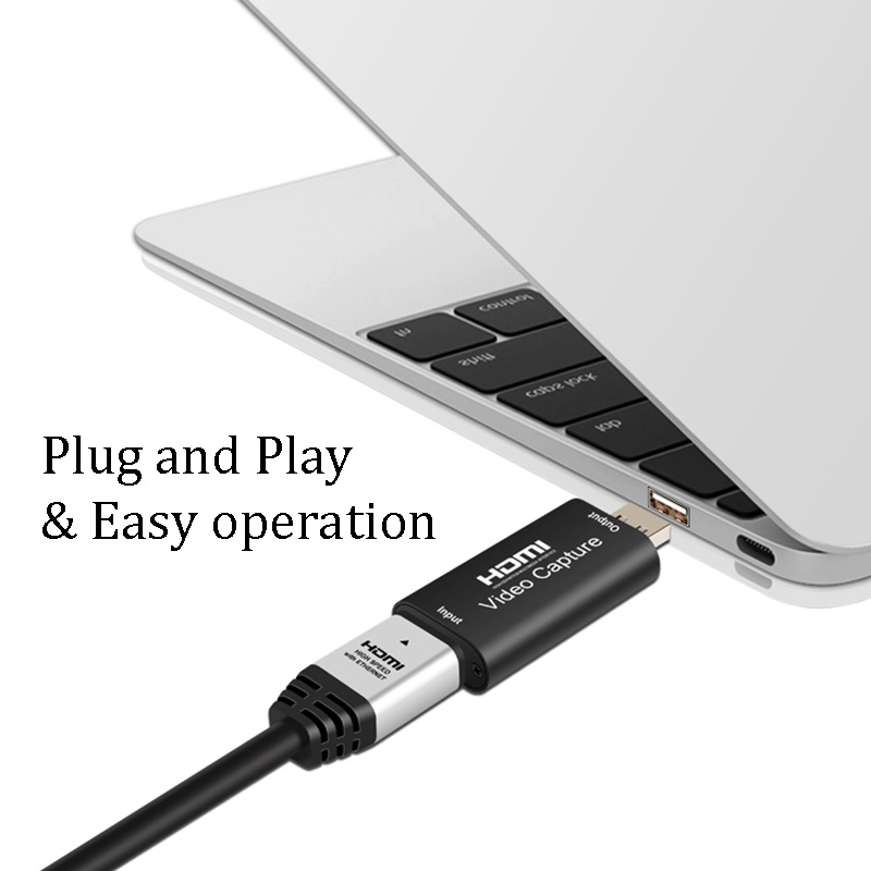 POWERTECH video capture CAB-H147, HDMI/USB σύνδεση, 4K/60Hz, μαύρο - Image 3