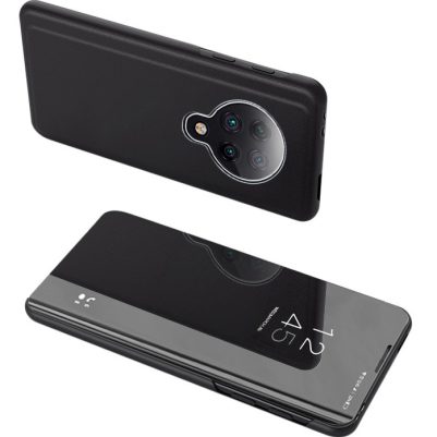 POWERTECH θήκη Clear view MOB-1513, Xiaomi Poco F2 Pro, μαύρη