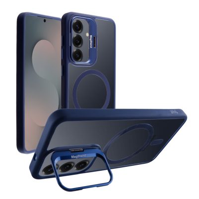 IDOL 1991 ΘΗΚΗ SAMSUNG S25 5G S931 6.2" MAGSTAND CLEAR TPU MAGSAFE CAMERA GUARD BLUE