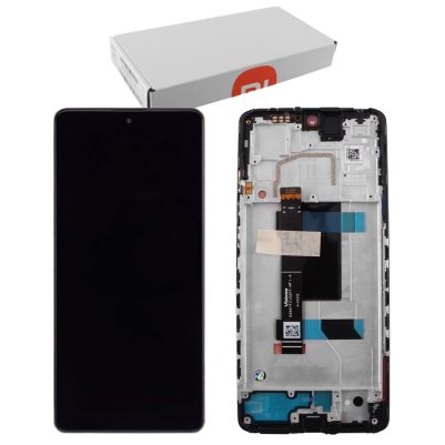 XIAOMI REDMI NOTE 12 PRO 5G ΟΘΟΝΗ + TOUCH SCREEN + LENS + FRAME 5600010M1600 BLACK ORIGINAL SERVICE PACK