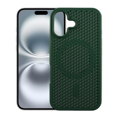 IDOL 1991 ΘΗΚΗ IPHONE 16 6.1" MAG AIR TPU CAMERA GUARD DARK GREEN