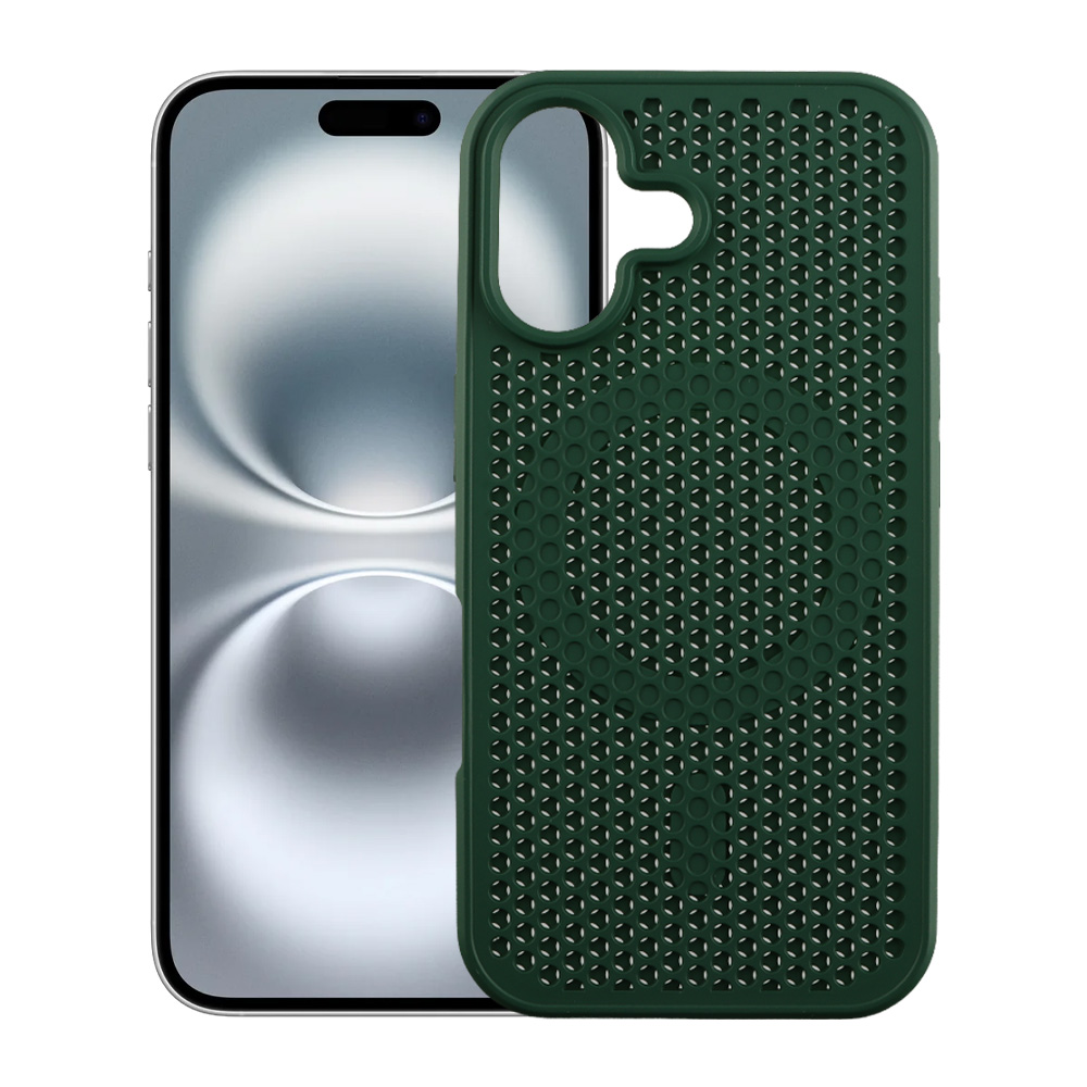 IDOL 1991 ΘΗΚΗ IPHONE 16 6.1" MAG AIR TPU CAMERA GUARD DARK GREEN