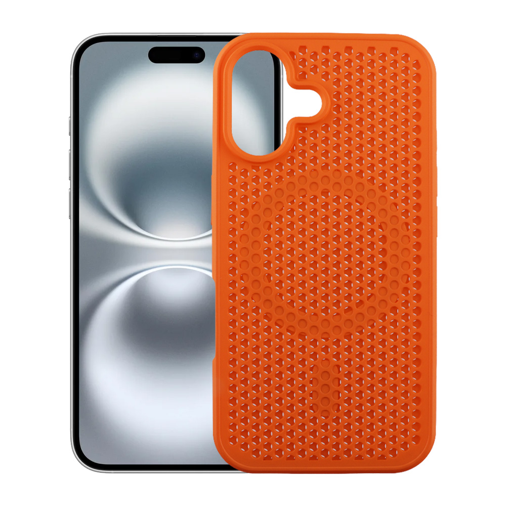 IDOL 1991 ΘΗΚΗ IPHONE 16 6.1" MAG AIR TPU CAMERA GUARD ORANGE