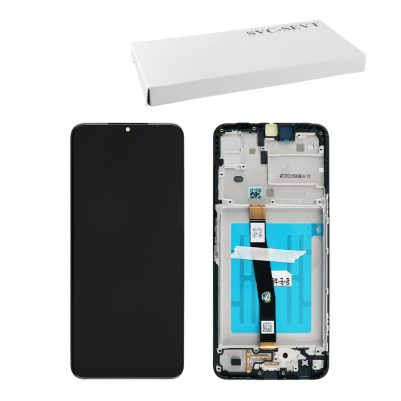 SAMSUNG A22 5G A226 ΟΘΟΝΗ+TOUCH SCREEN + LENS + FRAME GH81-20694A BLACK ORIGINAL SERVICE PACK