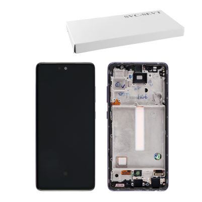 SAMSUNG A52 4G A525/A52 5G A526 ΟΘΟΝΗ+TOUCH SCREEN + LENS + FRAME GH82-25754C VIOLET ORIGINAL SERVICE PACK