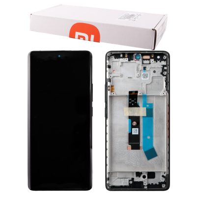 XIAOMI REDMI NOTE 14 PRO 4G ΟΘΟΝΗ + TOUCH SCREEN + LENS + FRAME 560003000O600 BLACK ORIGINAL SERVICE PACK