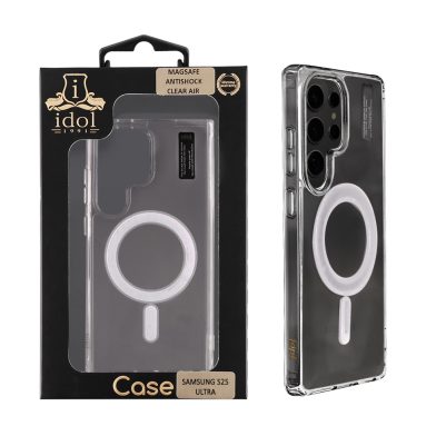 IDOL 1991 ΘΗΚΗ SAMSUNG S25 ULTRA 5G S938 6.9" MAGSAFE ANTISHOCK CLEAR AIR BACK COVER TPU CAMERA GUARD ΔΙΑΦΑΝΗ
