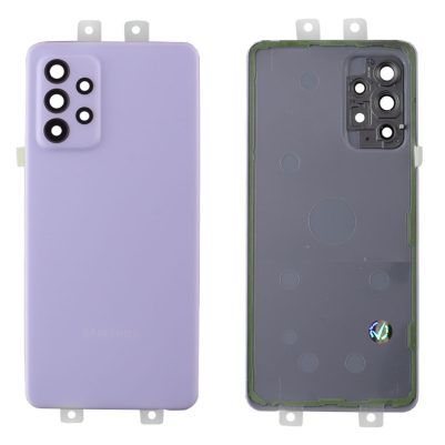SAMSUNG A52s A528 BATTERY COVER + ΦΙΛΜ ΑΔΙΑΒΡΟΧΟΠΟΙΗΣΗΣ VIOLET 3P OR