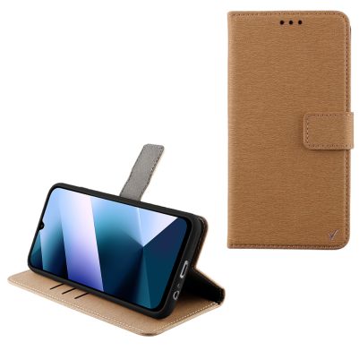 VOLTE-TEL ΘΗΚΗ XIAOMI POCO C85 4G/ REDMI 15C 4G 6.9" ALLURE MAGNET BOOK STAND CLIP GOLD