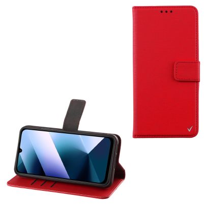 VOLTE-TEL ΘΗΚΗ XIAOMI POCO C85 4G/ REDMI 15C 4G 6.9" ALLURE MAGNET BOOK STAND CLIP RED