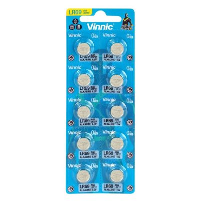 VINNIC ΜΠΑΤΑΡΙΕΣ ΡΟΛΟΓΙΟΥ LR69/LR920/371/SR69/AG6 1.5V ALKALINE 1 ΤΕΜ. 10/BLISTER
