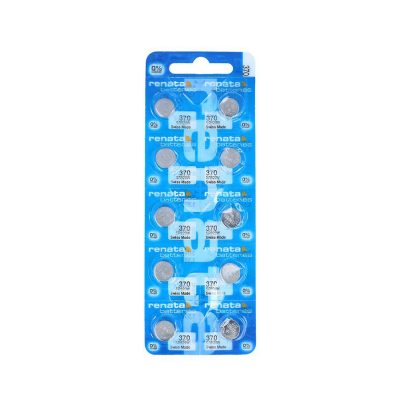 RENATA ΜΠΑΤΑΡΙΕΣ ΡΟΛΟΓΙΟΥ 370/LR69/LR920/371/SR69/AG6 1.55V 40mAh SILVER OXIDE 1 ΤΕΜ. 10/BLISTER