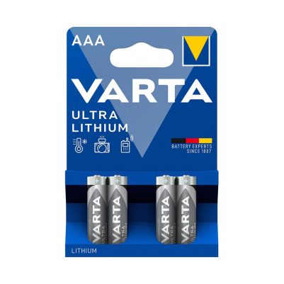 VARTA ΜΠΑΤΑΡΙΕΣ ΦΩΤΟΓΡΑΦΙΚΗΣ ΛΙΘΙΟΥ AAA FR3/L92 1,5V Li-ion 4/BLISTER