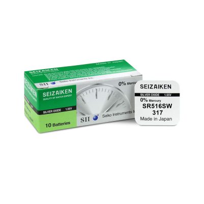 SEIZAIKEN SEIKO ΜΠΑΤΑΡΙΕΣ ΡΟΛΟΓΙΟΥ 317/SR516/V317/SR62 1.55V 12.5mAh SILVER OXIDE 1 ΤΕΜ/BLISTER