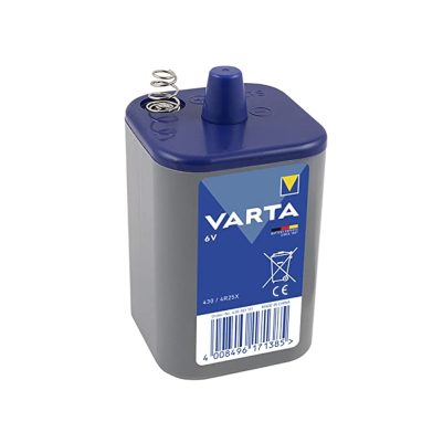 VARTA ΜΠΑΤΑΡΙΕΣ 6V 4R25/430/908A/908G ZINC CARBON 7500mAh 1 ΤΕΜ.