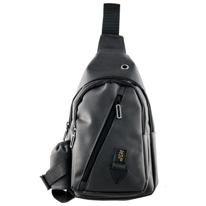 NSP N124 ACTIVE ΤΣΑΝΤΑΚΙ CROSSBODY 8L ΥΦΑΣΜΑΤΙΝΟ DARK GREY