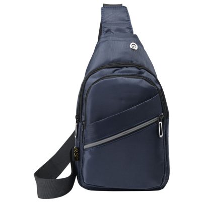NSP N120 SPORT ΤΣΑΝΤΑΚΙ CROSSBODY 7.5L ΥΦΑΣΜΑΤΙΝΟ BLUE