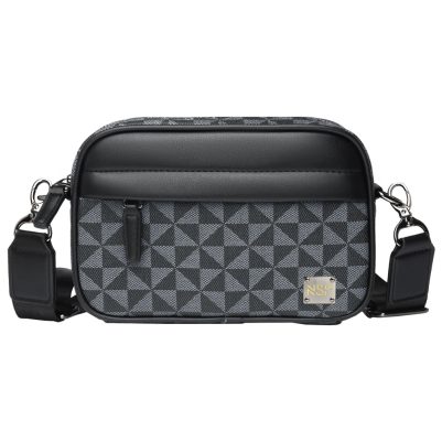 NSP N119 DAILY ΤΣΑΝΤΑΚΙ CROSSBODY 4L ΔΕΡΜΑΤΙΝΟ BLACK