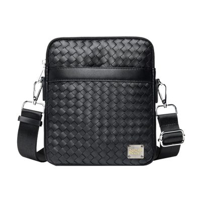NSP N116 WAVE ΤΣΑΝΤΑΚΙ CROSSBODY 3.4L ΔΕΡΜΑΤΙΝΟ SMALL BLACK