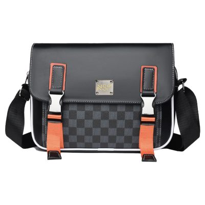 NSP N125 CUBIK ΤΣΑΝΤΑΚΙ CROSSBODY ΜΕ ΘΗΚΗ TABLET 11"/8L ΔΕΡΜΑΤΙΝΟ BLACK