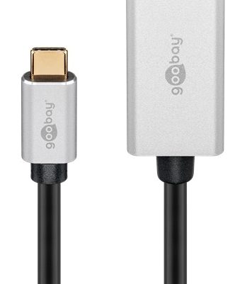 GOOBAY καλώδιο USB-C σε HDMI 60174, HDR, 8K, 4K/120Hz, 2m, μαύρο