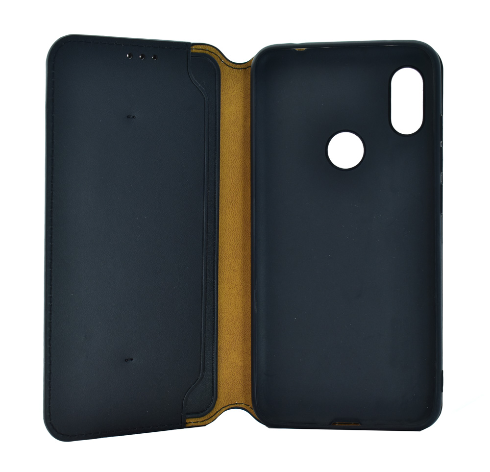 POWERTECH Θήκη Slim Leather για Xiaomi Redmi Note 6, μαύρη - Image 3