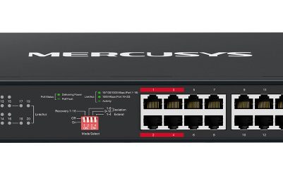 MERCUSYS rackmount switch MS120GP, 20x Gigabit θύρες, PoE+, V1.0